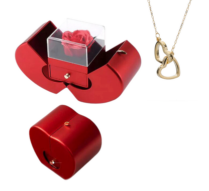 Coffret RosaCoeur avec collier Coeur à Coeur